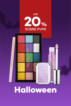 Maquilhagem de Halloween com destaque promocional de até 20% sobre preço de Venda ao Público Recomendado
